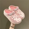 Women Platform Hole Slippers Outdoor Clogs Thick Sandals EVA Nonslip Flip Flops Home Slides Garden Shoes 240326