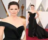 Oscars 88th Jennifer Garner Red Carpet Black Celebrity Dresses One Shoulder Arabic Dresses Formal Evening Prom Gowns Vestidos6701080