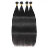 Mèches brésiliennes 100% naturelles vierges lisses, Extensions de cheveux, couleur naturelle, bon marché, 12A, vente en gros, pour femmes noires