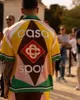 Casablanca Casa Sport Silk Sets Designer Men and Women Short Sleeve Shirts Hawaii Shorts Casablanc
