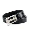 Belts Fashion Vintage Belt Buckle High-Grade Leather Automatic Checkoff Full-Grain Business Waistband Luxury Designer