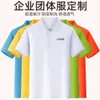 Summer Lapel Polo Embroidered Short Sleeved Printed Advertising Cultural Shirt Team Uniform 776241