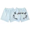 designer short mens Pure cotton American printed sports and fitness shorts Respirable Baggy lace-up regular shorts hip hop blast street new cool summer cool size s-xl