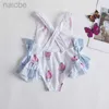 Une pièce une pièce maillot de bain bébé filles dos nu fleur Bikini plage vacances natation maillot de bain enfants enfants 1-5 ans maillots de bain 24327