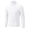 Autumn Men's Casual tröja Basic Solid Elastic Turtleneck Slim Fit Jumpers Spring Knittade tröjor Tröjor Kvinnor B8IK#