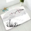 Badmatten Chinese Stijl Bloem Vogel Mat Antislip Vloer Wasbaar Tapijt Slaapkamer Keuken Deurmat Absorberende Voet Pad Home Decor