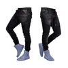 2022 primavera e verão novos jeans masculinos elástico cintura harem calças magro casual meados de cintura calças retas jogging jeans masculino f59n #