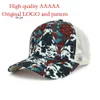 Ny Cross Ponytail Children's Spring/Summer Printed Baseball Autumn Duck Tongue Student Sunscreen Net Hat Batch