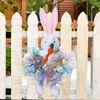 Party Decoration Easter Wreath Hanging Ornament For Cartoon Doll Home