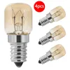 Miski Bulbja piekarnika 4PCS E14 15W SES CAP CLEAR PAC PYGMY LAMPA Odporna do 300 Celsjusza światła dla