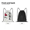 Shopping Bags Math Lovers Drawstring Backpack Sports Gym Bag For Women Men Geek Mathematics Teacher Training Sackpack