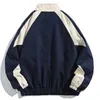 hip Hop Varsity Jacket Men High Street Patchwork Color Block Windbreaker Coats Women Spring Autumn Thin Fi College Jackets 58Eq#