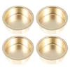 Candle Holders 4 Pcs Metal Cup Mini Treat Boxes Travel Containers Creative Supply Jar