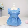 Tutu de princesse d'été élégant pour petits chiens - Tenue chic pour mariage pour animaux de compagnie