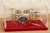 Mini Drum Model Copper Decoration Home Mould Decoration Musical Decoration Miniature Drum Set Collectible2047696