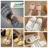 Slippers Home Shoes GAI Slide Bedroom Shower Rooms Warm Plush Living Room Soft Wear Cotton Slippers Ventilates Woman Mens black pink white