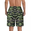 Herr shorts marin kamouflage bräde sommar mode casual strand korta byxor som kör surf snabba torr designstammar