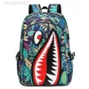 Designer-Hai-Rucksack, neue Specialized-Schultasche für Kinder, Hai, personalisierter Druck, große Kapazität, leichte, lässige, minimalistische Tasche