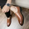 Scarpe casual Uomo PU Moda Berretto All-match Mocassini traspiranti resistenti all'usura Guida