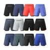 Mäns shorts plus size män snabb torr dubbel lager sport med ryggficka spandex 2 i 1 fitness basket jogging casual man