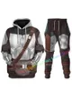 Dark Cos Vader Cosplay Anime Uniforme 3D Imprimé Sweats à capuche pour hommes Costumes Fi Sweat-shirt Pantalons de survêtement Design Survêtement 2 pièces Ensembles 64lh #