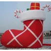 Giant Inflatable Christmas Stocking for Outdoor decoration Blow Up Gift Display For Holiday event use001