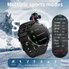 Montres Grande montre intelligente ronde hommes 2023 pour Android Xiaomi Ios montres étanches 1.6 '' 600 mah appel Bluetooth Smartwatch militaire extérieur