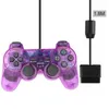 Gamecontrollers Bekabelde verbinding Gamepad Dubbele vibratiecontroller Compatibel voor Ps2 2 Draagbare joystickbedieningsconsole