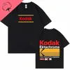 الرجال الكوريين fi تي شيرت kodak طباعة أزياء الشوارع mde الكاميرا فيلم الرجال tshirt كبيرة الحجم theirt teee tops t2og#