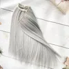 Fontes de festa imagem real 20cm boneca de algodão extensões de cabelo macio arranjo de cabelo encaracolado perucas de extensão de cabelo longo peruca reta cosplay