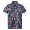 Chemises décontractées pour hommes Mandala Floral Bohemian Chemise hawaïenne Hommes Femmes surdimensionnées manches courtes Tees 3D imprimé bouton ethnique chemisier à revers