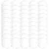 Decoración de fiesta 50 PCS 3 pulgadas Acrílico en blanco con agujero Círculo transparente Adorno Claro Redondo Navidad