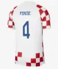 Croacia 2024 2025 Modric World Cup Soccer Jerseys National Team Mandzukic Perisic Kalinic 24 Croatien Football Shirt Kovacic Rakitic Kramaric Men Kids Kit Uniforms