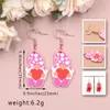 Boucles d'oreilles pendantes 1 paire, haut à la mode CN Drop Gnom mignon cadeau de saint-valentin bijoux en acrylique pour femmes