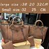 tote designer handbag high quality luxury shoulder bags designers woman crossbody Canvas material buckle design Two sizes included wallet trip vacation beach bags