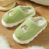 Winter Thuis Platform 946 Slippers Vrouwen Warm Pluche Vrouwelijke Huis Zachte Zool Comfortabele Paar Slaapkamer Pluizige Schoenen Dames 432