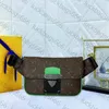 7A Qualität S Lock Sling Bag Designer-Taschen Damen Herren Echtleder Fanny Pack Taillentaschen Umhängetasche Geldbörse Geldbörse Bauchtasche Handtaschen Brusttasche Gürteltasche Bauchtasche