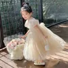 Robes de fille Robe d'été pour filles en bas âge pour enfants robe de fête d'anniversaire princesse maille Tutu robes de mariage pour enfants yq240327