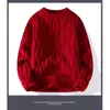 Men's Sweaters Winter Thermal Knit Loose Casual Jumper Brand Clothing Long Sleeve Sweaters/Man Pullover 4XL-M