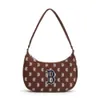 Korean MLB Bag New Jacquard Underarm Bag Womens NY Full Label Old Flower Casual Shoulder Handbag