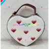 Womens Mens Black White Heart Bag Strap Leather Purse Luxurys Handbag Pink Designer Shoulder Bag Top Handle Strawberry Crossbody Clutch Denim City Tote Bags 501