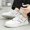 Casual Shoes 2024 Men's White Basic Sneakers Summer Autumn Women's Outdoor Sport Trendy