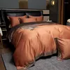 Bedding Sets Luxury 160S Egyptian Cotton Set Duvet Cover Bed Sheet & Pillowcases - King Size Comforter