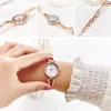 Wristwatches Alloy Bracelet Watch Waterproof Fashion Women Classic Watches Small Delicate Analog Wristwatch For Gift Work Travel Casual