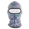 Boinas Máscaras de camuflagem de secagem rápida Balaclava Chapéus de caça de inverno quente Bicicleta Máscara facial completa