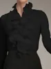 Top asimmetrici eleganti Camicetta primaverile da donna ZANZEA Casual Button Down Blusas Camicie a maniche lunghe con risvolto femminile Oversize 240322