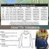 Women's T Shirts Womens Long Sleeve Tops Casual Blouse Crew Neck Tunic Basic Floral Printed Tee Spring Ladies Sweatshirts