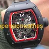 RM armbandsur Richardmills lyxklockor Mens Automatic Machine RM030 42 x 50mm MENS Watch RM030 Black Ceramic Side NTPT Red Frame FNGV