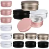 Storage Bottles 20 Pcs 50ml Aluminum Can Metal Container With Lid Jars For Candlemaking Box
