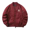 flygjacka män 2023 Autumn and Winter New Plus Cott Thatte Tide Brand Baseball Jacket Par Leisure Coat 85QB#